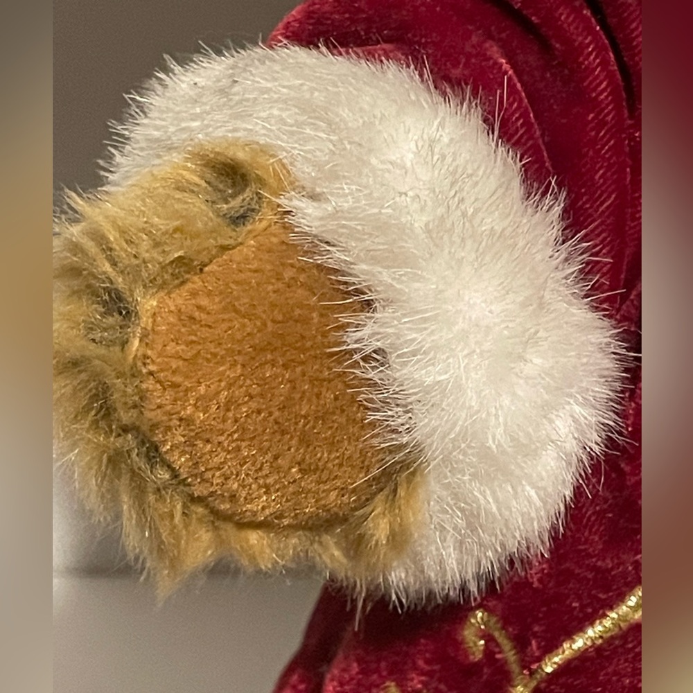 Vintage Dan Dee Collector’s Choice Holiday Bear Red.  16.5” Tall on Stand. - Picture 10 of 12